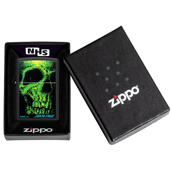 Zippo Lighter - Santa Cruz Skull Face