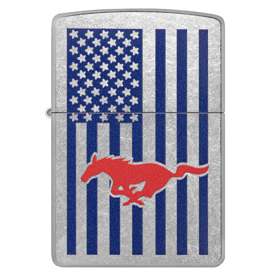 Zippo Lighter - Ford Mustang American Flag