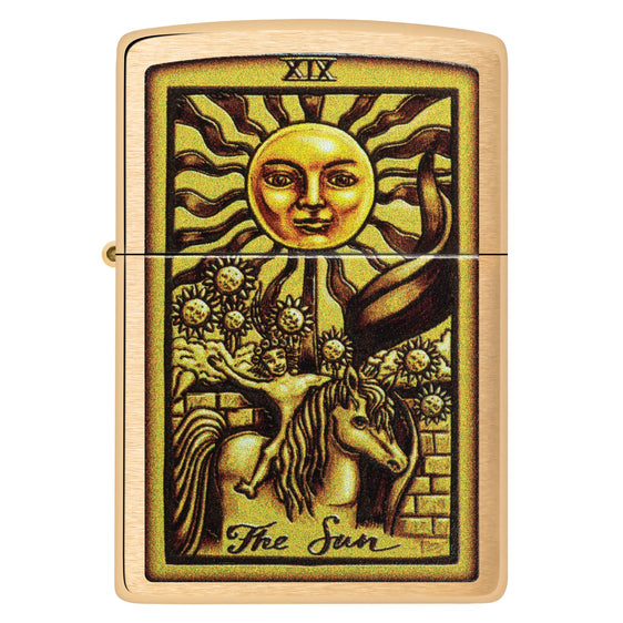 Zippo Lighter - Tarot Card The Sun