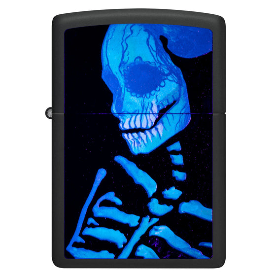Zippo Lighter - Glowing Skull