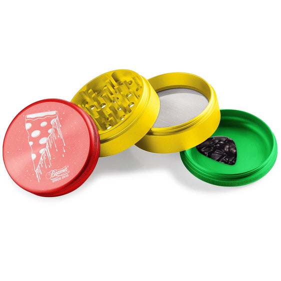 Beamer Aircraft Grade Aluminum 63MM Grinder - Flying Pizza - Rasta
