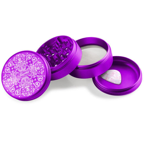 Beamer Aircraft Grade Aluminum 63MM Grinder - Trippy Jewelz - Purple