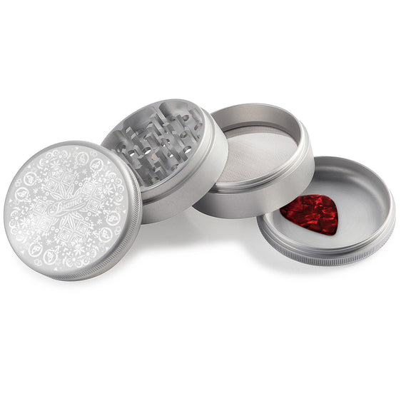 Beamer Aircraft Grade Aluminum 63MM Grinder - Trippy Jewelz - Silver
