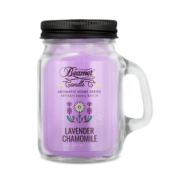 Beamer Candle Co. Aromatic Home Series - USA Made Candle - 4 oz Lavender Chamomile