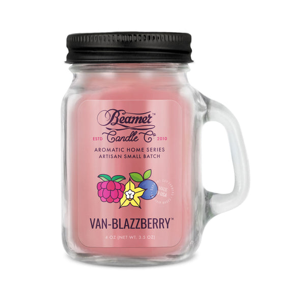 Beamer Candle Co. Aromatic Home Series - USA Made Candle - 4 oz Van-Blazzberry