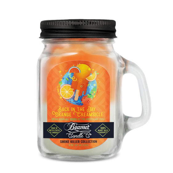 Beamer Candle Co Smoke Killer Collection - USA Made Candle - 4 oz Back in the Day Orange Creamsicle