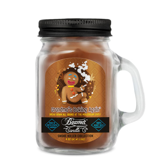 Beamer Candle Co Smoke Killer Collection - USA Made Candle - 4 oz Grandma's Baking Again