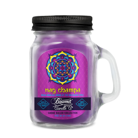 Beamer Candle Co Smoke Killer Collection - USA Made Candle - 4 oz Nag Champa