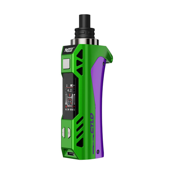 Yocan Cylo - Concentrate Vaporizer - Green-Purple
