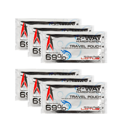 Lotus 69% 2-Way Humidification Pack - 30 Grams - 6 Pack