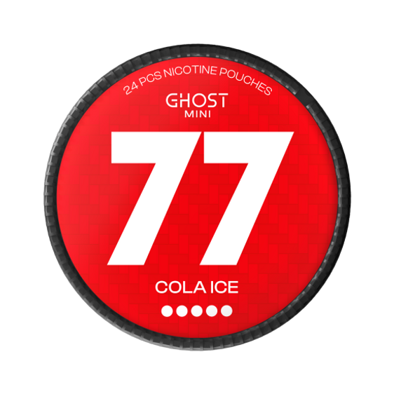 77 Ghost Mini Nicotine Pouches Cola Ice - 20mg