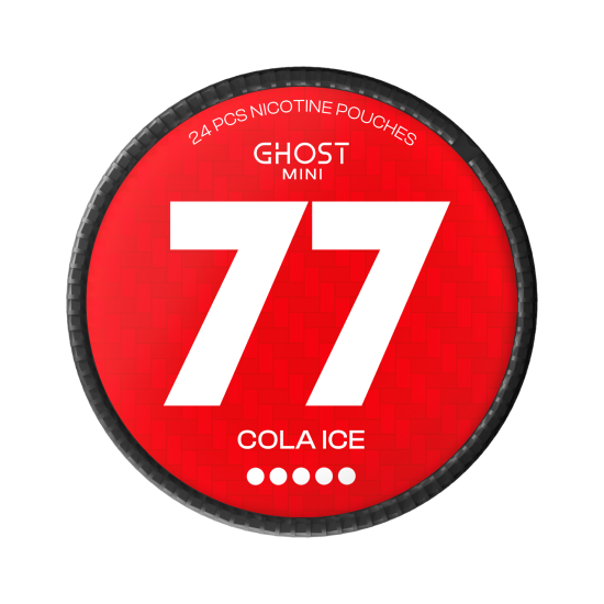 77 Ghost Mini Nicotine Pouches Cola Ice - 20mg