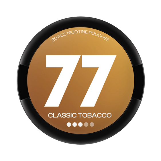 77 Nicotine Pouches Classic Tobacco - 20mg