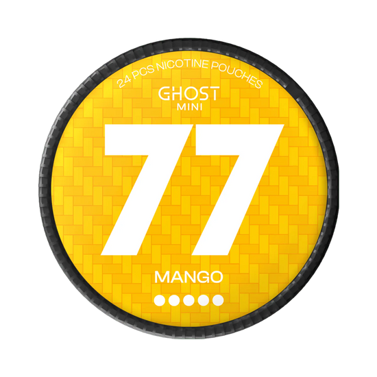 77 Ghost Mini Nicotine Pouches Mango - 20mg