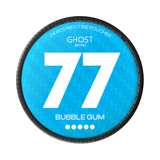 77 Ghost Mini Nicotine Pouches Bubble Gum - 20mg