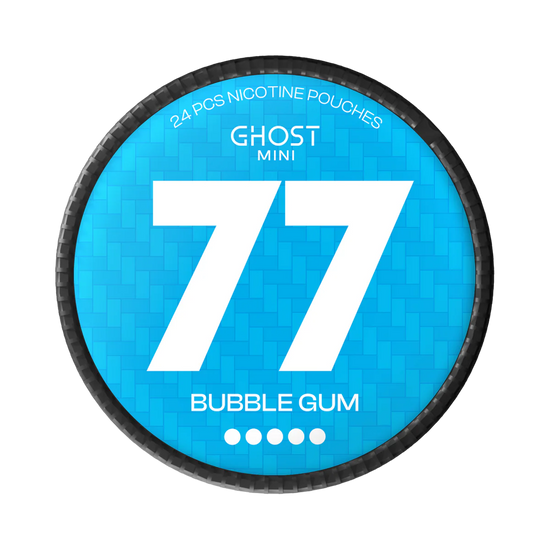 77 Ghost Mini Nicotine Pouches Bubble Gum - 20mg
