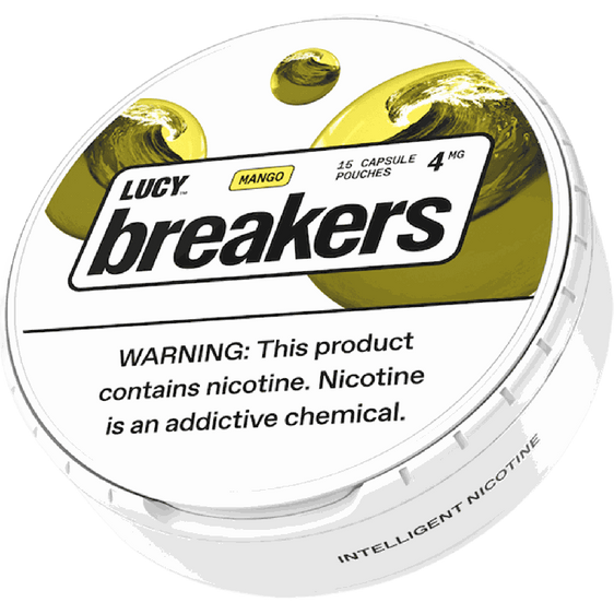 Lucy Breakers Nicotine Pouches Mango - 5 Pack - 4mg