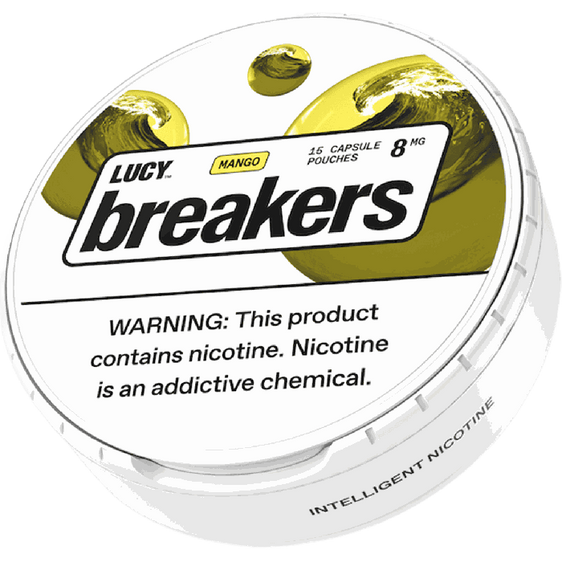 Lucy Breakers Nicotine Pouches Mango - 5 Pack - 8mg