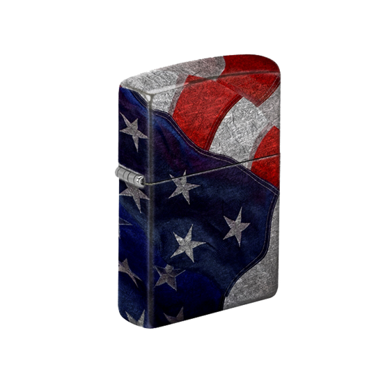 Zippo Lighter - All over American Flag