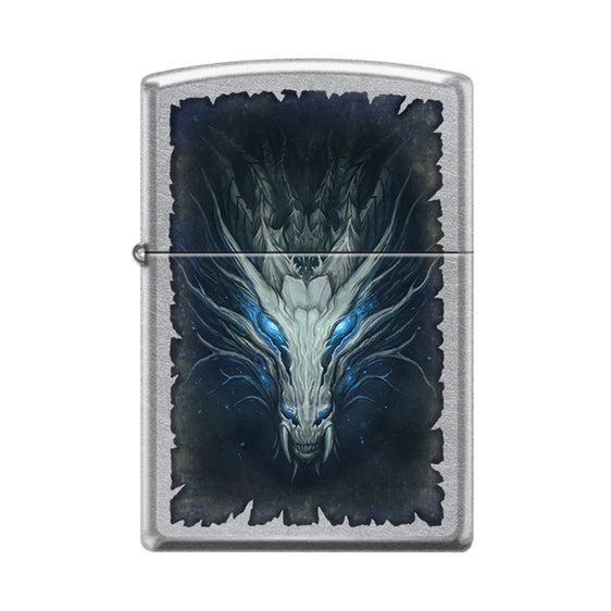 Zippo Lighter - Blue Eyed Dragon