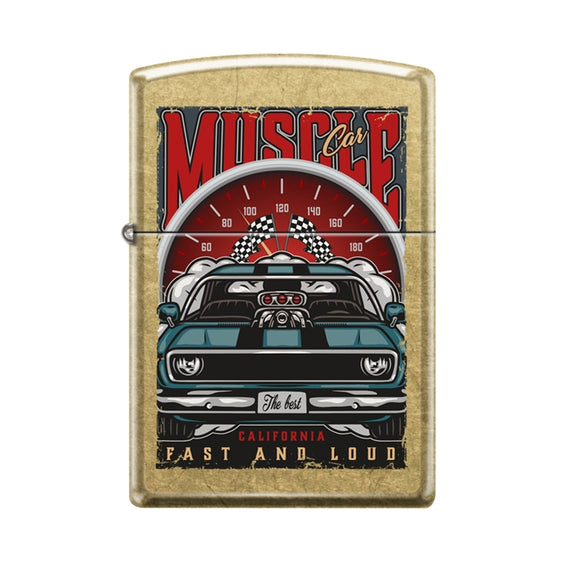 Zippo Lighter - Vintage Muscle Car