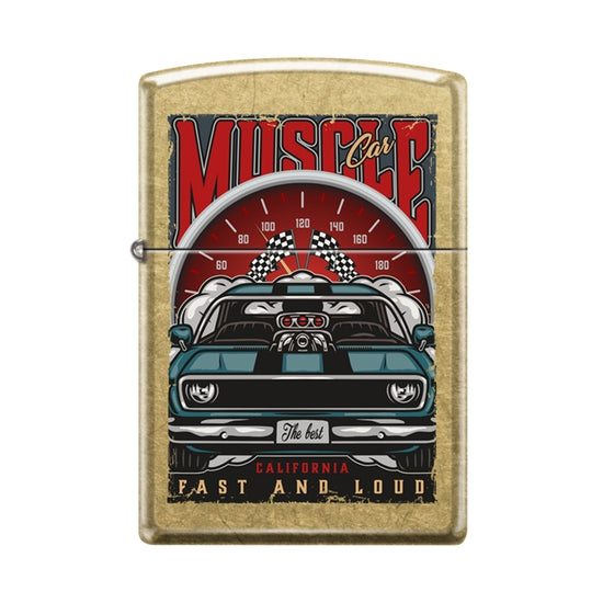 Zippo Lighter - Vintage Muscle Car