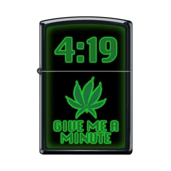 Zippo Lighter - Cannabis It's 4:19