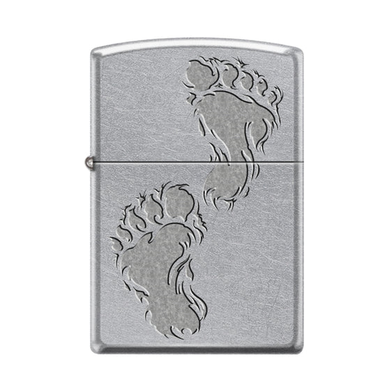Zippo Lighter - Sasquatch Footprints
