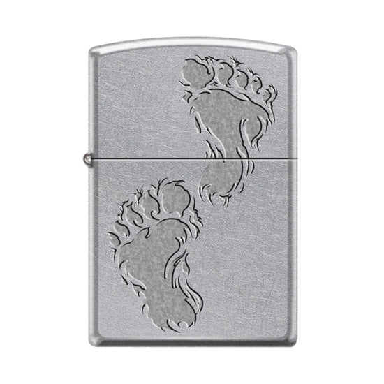 Zippo Lighter - Sasquatch Footprints
