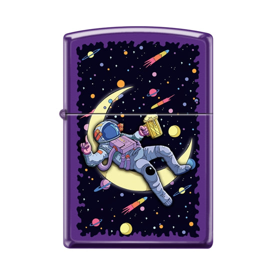 Zippo Lighter - Astronaut with a Beer