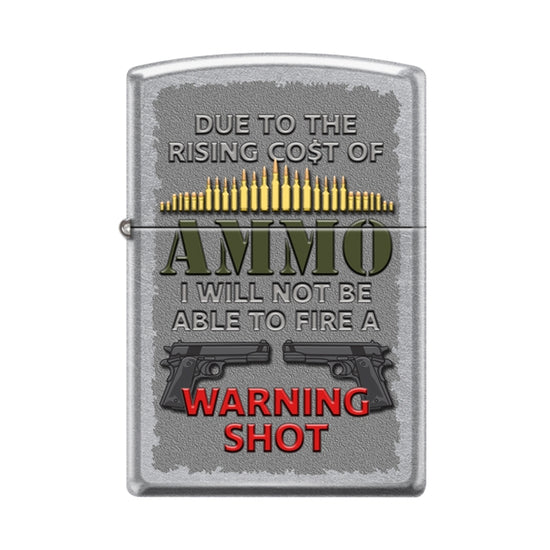 Zippo Lighter - Rising Cost of Ammo