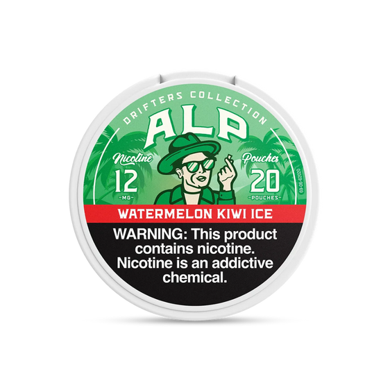 ALP Drifters Watermelon Kiwi Ice Nicotine Pouches (5 Pack) - 12mg