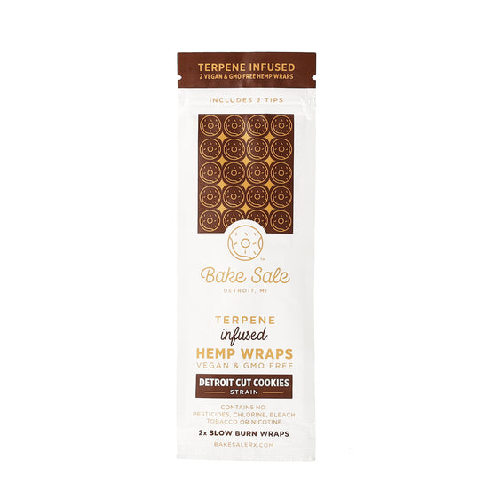 Bake Sale Terpene Infused Hemp Wraps - 2 Packs - Detroit Cut Cookies