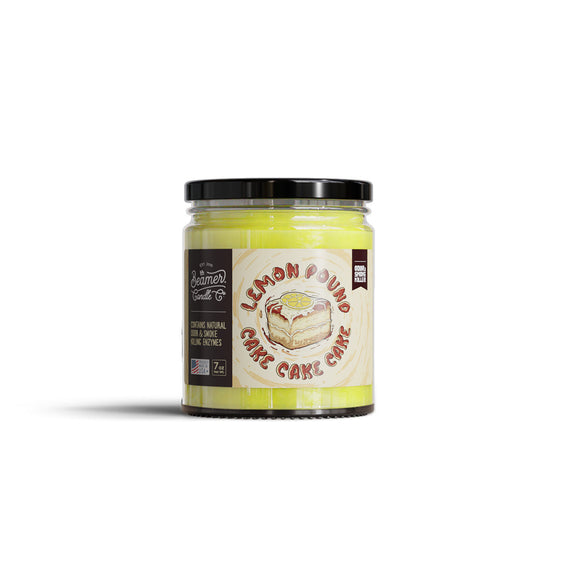 Beamer Candle Co. Smoke Odor Killer Candles - 7 oz - Lemon Pound Cake Cake Cake