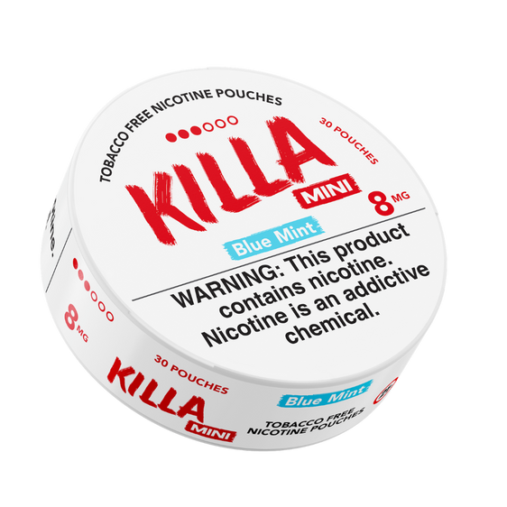 Killa Nicotine Pouches Blue Mint Mini 8mg - 5 Pack