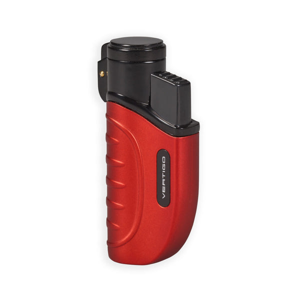 Vertigo Bombardier Triple Flame Lighter - Red
