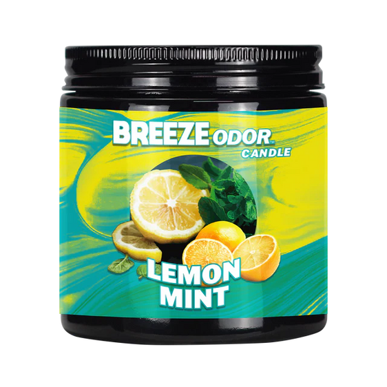 Breeze Odor Candles - 13 oz - Lemon Mint