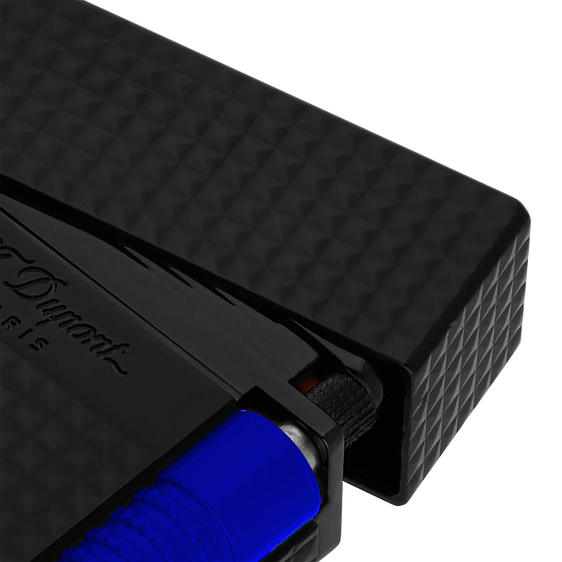 S. T. Dupont Lighter Fluo Le Grand - Black & Blue