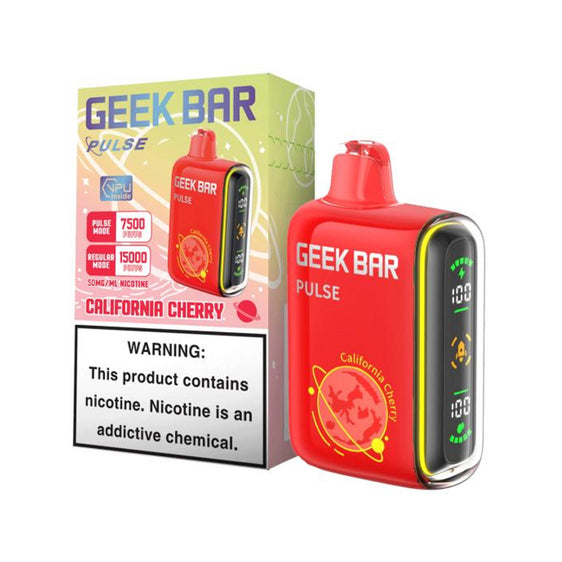 Geek Bar Pulse 15000 Puffs Disposable Vape - California Cherry