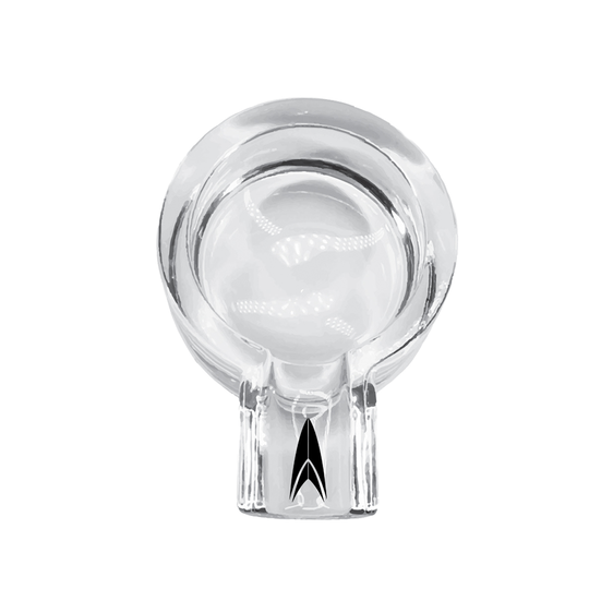 Lotus Single Stick Glass Ashtray