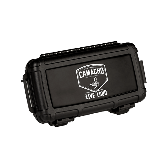 Lotus 5 Cigar Travel Humidor - Camacho Live Loud
