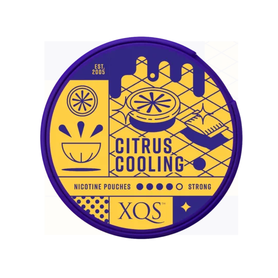 XQS Citrus Cooling 8mg Nicotine Pouches (5 Pack)