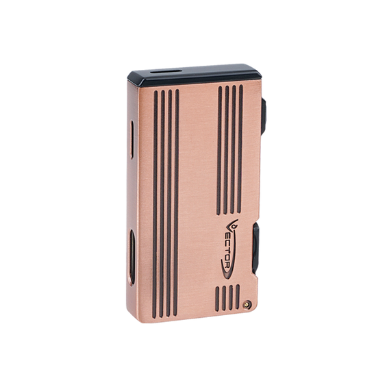 Vector Defiance Flat Flame Torch Lighter Copper Gold