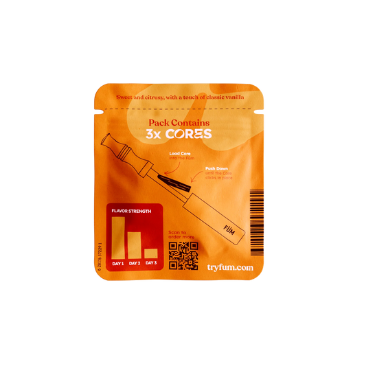 FÜM Flavor Core Orange Vanilla - 3 Pack