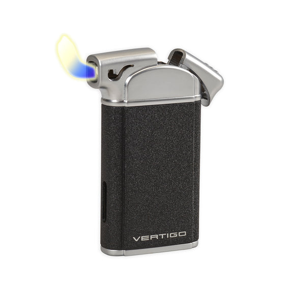 Vertigo Crosby Pipe Flame Lighter - Black