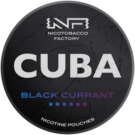 Cuba Black Line Blackcurrant Nicotine Pouches 43mg (5 Pack)
