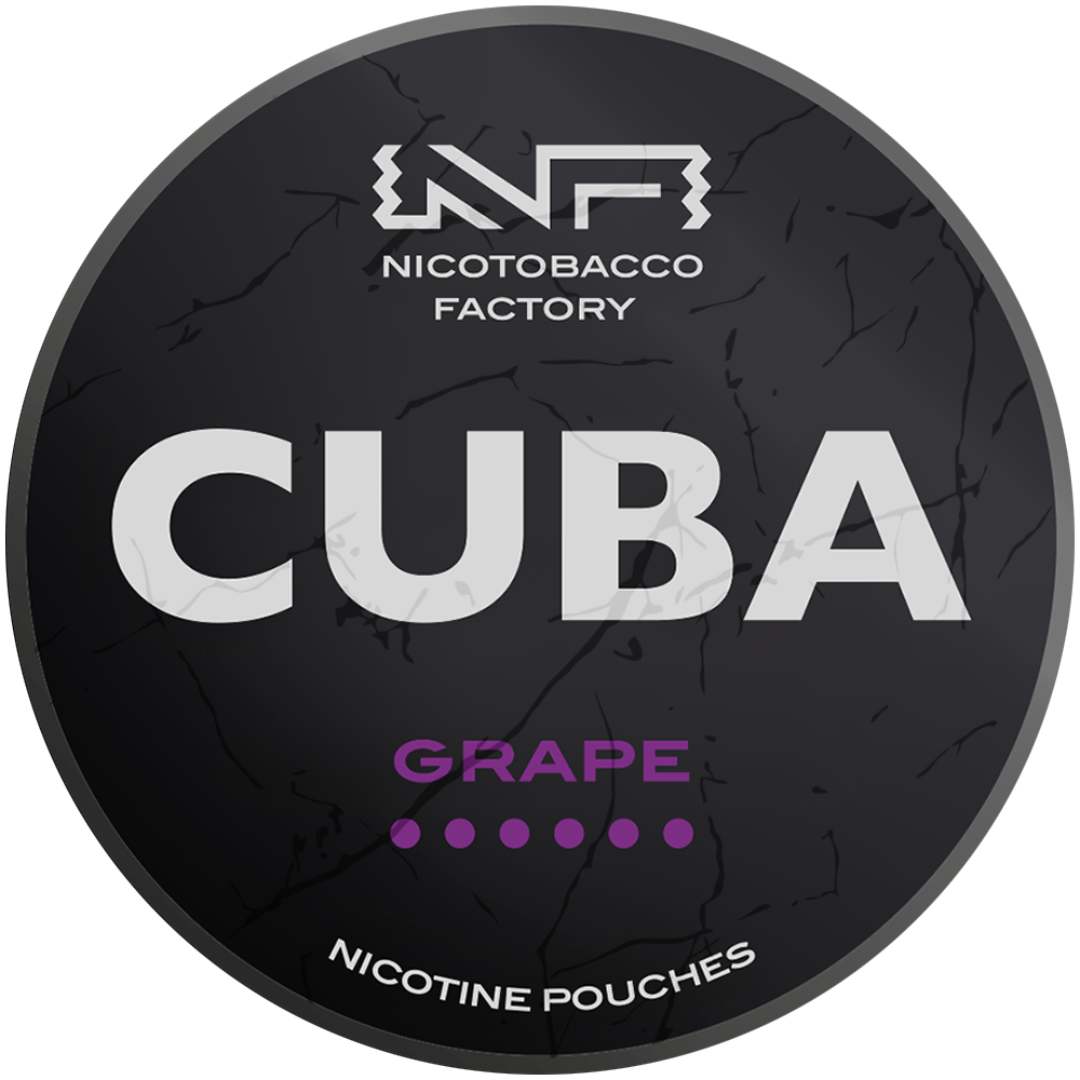 Cuba Black Grape Pouches 43mg (5 Pack)