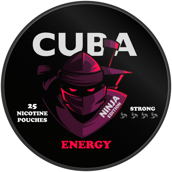 Cuba Ninja Energy Nicotine Pouches 30mg (5 Pack)