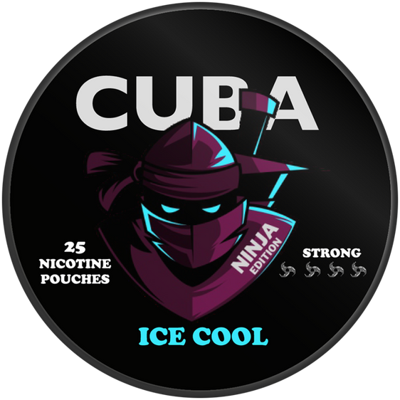 Cuba Ninja Ice Cool Nicotine Pouches 30mg (5 Pack)