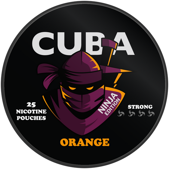 Cuba Ninja Orange Nicotine Pouches 30mg (5 Pack)